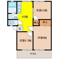 サンシティ双葉の物件間取画像